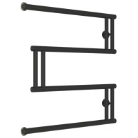 Полотенцесушитель водяной 600x600 темный титан муар Сунержа High-Tech model 