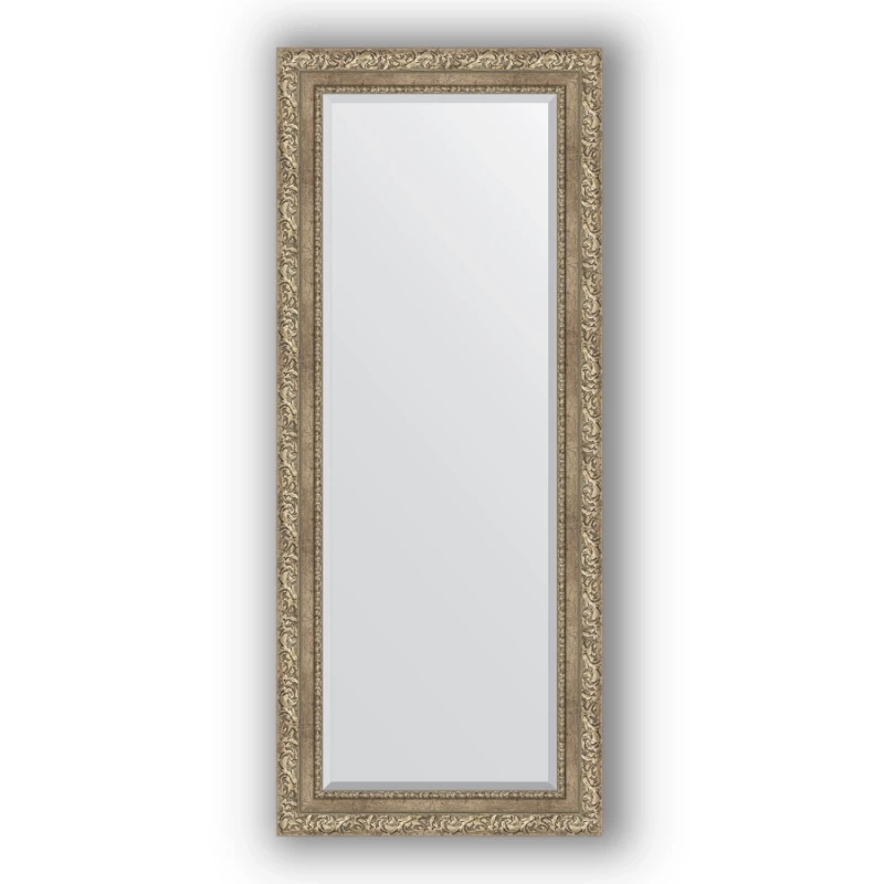 Зеркало 60x145 см виньетка античное серебро Evoform Exclusive BY 3539