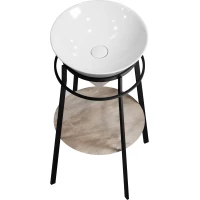 Консоль для раковины черный матовый Kerama Marazzi Cono CO.44\BLK.M