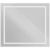 Зеркало BelBagno Kraft SPC-KRAFT-900-800-SENS-AL 90x80 см, с LED-подсветкой, сенсорным выключателем, алюминий