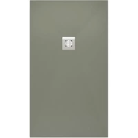 Душевой поддон Allen Brau Priority 8.31009-CGM 140x90 см, из литьевого мрамора, прямоугольный, оливковый матовый