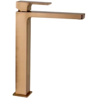 Смеситель для раковины Remer Absolute AU11LVO без донного клапана, бронза
