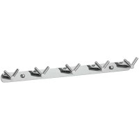 Планка с крючками Savol S-007225 для ванны, хром