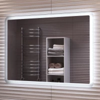 Зеркало Vigo Wing Comfort 176 79,4x60 см, с LED-подсветкой, сенсорным выключателем, антизапотеванием