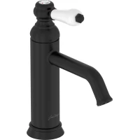 Смеситель для раковины Jacob Delafon Louise E24360-BL без донного клапана, черный матовый