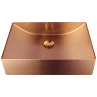 Раковина-чаша AltroBagno Futuro AltroBagnoFuturo001015RaSp 49,6x34,6 см, накладная, медь матовая