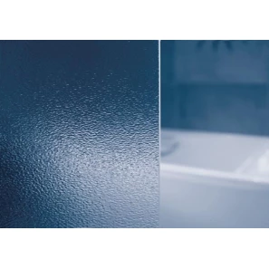 Изображение товара шторка для ванны складывающаяся двухэлементная ravak vs2 105 сатин+grape 796m0u00zg