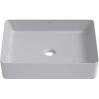 Раковина-чаша Wellsee FreeDom 2.0 323017000 51x40 см, накладная, серый матовый