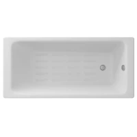 Ванна чугунная Delice Parallel DLR220505-AS 170x70 см, с антискользящим покрытием, белый