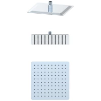 Верхний душ Wonzon & Woghand WW-88DP06-CR 250 мм, хром