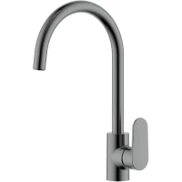 Смеситель для кухни Aquatek Ника AQ1882BGM оружейная сталь матовый