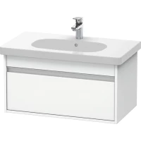 Тумба белый матовый 80 см Duravit Ketho KT666701818