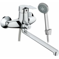 Смеситель для ванны D-Lin D147403-6 универсальный, с душевым гарнитуром, хром