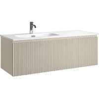 Тумба под раковину Sancos Snob R 1.0 SNR1.0120LCE 119,5 см L, подвесная, бежевый матовый