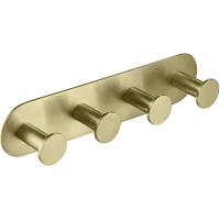 Планка с крючками Timo Saona 13015/17 для ванны, золотой матовый