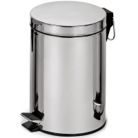 Мусорное ведро Binele Classic WP20CP 20л, с педалью, хром