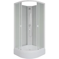 Душевая кабина 100x100x195 см Niagara P100/26/MT/BK матовое