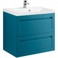 Тумба под раковину Art&Max Platino AM-Platino-580-2C-SO-TM 57 см, подвесная, бирюзовый матовый