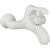 Смеситель для ванны Emmevi Ares 76001/BIO белый матовый