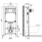 Монтажный элемент для подвесного унитаза, 1090 мм BelBagno BB002-80 - 14