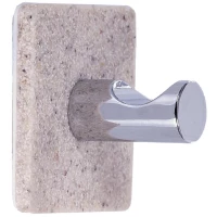 Крючок Ridder 131040211 для ванны, хром/бежевый