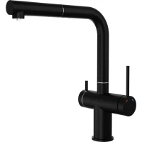 Смеситель для кухни Rivelato Brenta 1574530 antracite с подключением к фильтру, антрацит