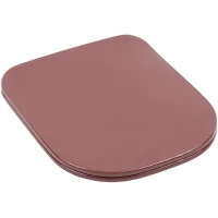 Сиденье для унитаза Plumberia Selection IXO XO2060MG с микролифтом, бордовый глянец