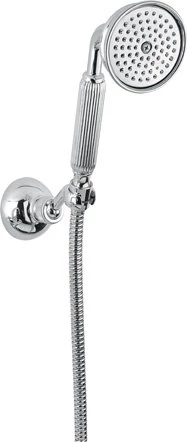 Ручной душ со шлангом 150 см и держателем хром Cezares Olimp OLIMP-KD-01 ручной душ со шлангом 150 см и держателем бронза cezares legend legend kd 02