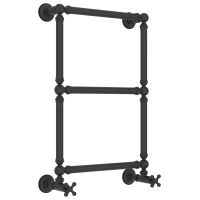 Полотенцесушитель водяной 660x400 темный титан муар Сунержа Ренессанс 1304 15-0280-6640