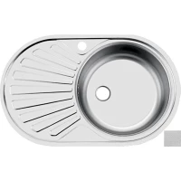 Кухонная мойка декоративная сталь Ukinox Фаворит FAL760.470 -GT6K 1R