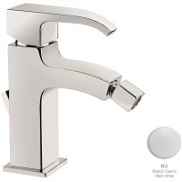 Смеситель для биде Emmevi Niagara 74004/BIO с донным клапаном, белый матовый