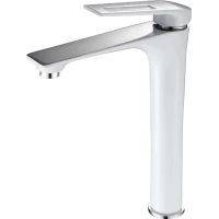 Смеситель для раковины Frap F1052-54 хром/белый