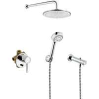 Душевой комплект 250 мм Kludi Bozz 386310576