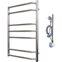 Полотенцесушитель электрический Point Венера П7 PN07158E 800x532, ТЭН левый/правый, хром