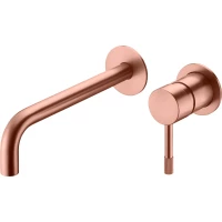 Смеситель для раковины Boheme Uno 465-CB встраиваемый, медь матовая