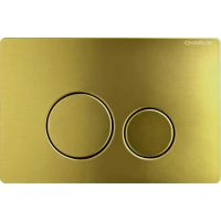 Кнопка смыва Charus Robusto FP.330.BG.05 для инсталляции, светлое золото матовый