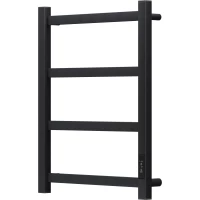 Полотенцесушитель электрический APEXTERMO Terra Light TR00364BL 600x480, диммер правый, черный матовый