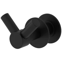 Крючок Сунержа Виват 31-2010-0005 двойной, для полотенцесушителя, черный матовый