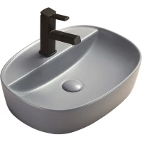 Раковина-чаша CeramaLux 78239XMHL-4 50,5x38,5 см, накладная, голубой матовый