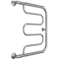 Полотенцесушитель водяной Terminus Фокстрот 4620768881046 532x600, бесшовный, хром