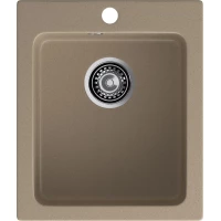 Кухонная мойка GranFest Practik 505 42,7x50,5 см, песочный