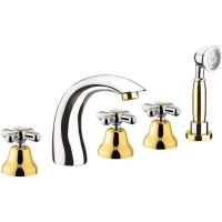 Смеситель на борт ванны Webert Armony AM730401017