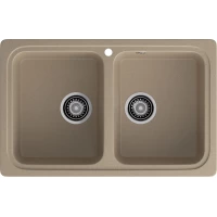 Кухонная мойка GranFest Standart 780K 78,6x50 см, песочный