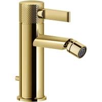 Смеситель для биде Gessi Inciso 58007#246 с донным клапаном, золотой