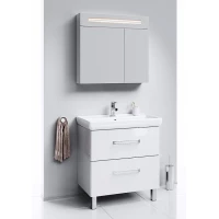 Комплект мебели белый глянец 81 см Aqwella Neo Neo.01.08 + 1.WH30.2.084 + Neo.04.08