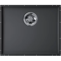 Кухонная мойка Omoikiri Artceramic Kiten 48-INT-GB 4993019 48,6x40,6 см, графит