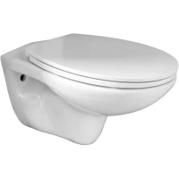 Унитаз подвесной WesnaArt Ocean 202-OCE12 безободковый, с сиденьем микролифт, белый