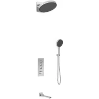 Душевой комплект Vincea VSFW-433TI3CH 300 мм, с термостатом, хром