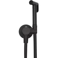 Гигиенический душ AQUAme Minimal AQM6020MB со смесителем, черный матовый