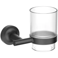 Стакан для зубных щеток Wonzon & Woghand Simple WW-6521-BGM настенный, темный графит матовый